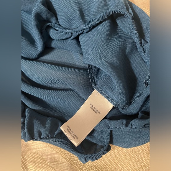 EUC JACOB Sleeveless Top, Cobalt color, Front rouched detail, SZ XS - Picture 5 of 7